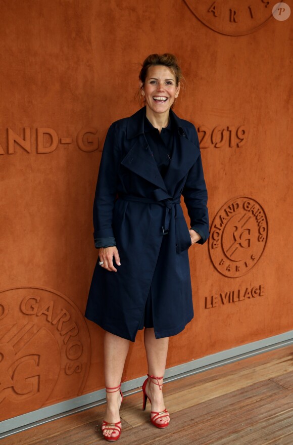 Laura Tenoudji au village lors des internationaux de France de Tennis de Roland Garros 2019 à Paris, France, le 27 mai 2019. © Jacovides-Moreau/Bestimage