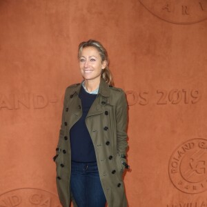 Anne-Sophie Lapix au village des internationaux de France de tennis de Roland Garros 2019 à Paris le 7 juin 2019. © Jacovides / Moreau / Bestimage