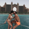 Nabilla et Thomas s'embrassant langoureusement à Dubaï, le 4 juin 2017.