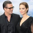 Angelina Jolie et Brad Pitt sont légalement séparés - Angelina Jolie et Brad Pitt - Première du film "Maleficent" à Londres le 8 mai 2014. 0