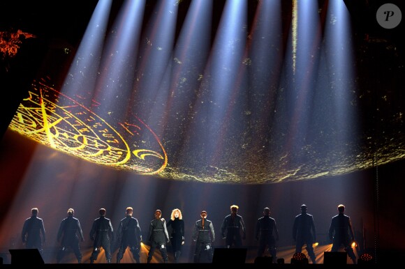 Mylène Farmer lors de son concert le 7 juin 2019 à la Paris La Défense Arena. © Nathalie Delépine