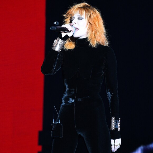 Mylène Farmer lors de son concert le 7 juin 2019 à la Paris La Défense Arena. © Nathalie Delépine