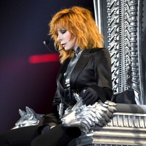 Mylène Farmer lors de son concert le 7 juin 2019 à la Paris La Défense Arena. © Nathalie Delépine