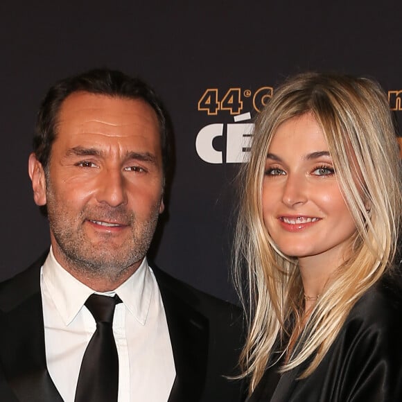 Gilles Lellouche et sa compagne Alizée Guinochet - Photocall de la 44e cérémonie des César à la salle Pleyel à Paris. Le 22 février 2019 © Borde-Jacovides / Bestimage