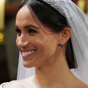 Meghan Markle, duchesse de Sussex - Cérémonie de mariage du prince Harry et de Meghan Markle en la chapelle Saint-George au château de Windsor, Royaume Uni, le 19 mai 2018.