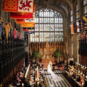 Le prince Harry et Meghan Markle, duchesse de Sussex - Cérémonie de mariage du prince Harry et de Meghan Markle en la chapelle Saint-George au château de Windsor, Royaume Uni, le 19 mai 2018.