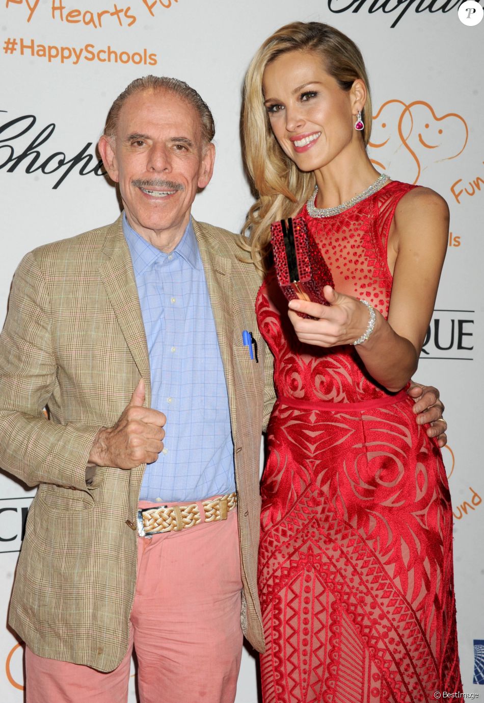 Peter Max et Petra Nemcova - People au gala &quot;Happy Hearts Fund&quot; au Cipriani à New York. Le 19 juin 2014