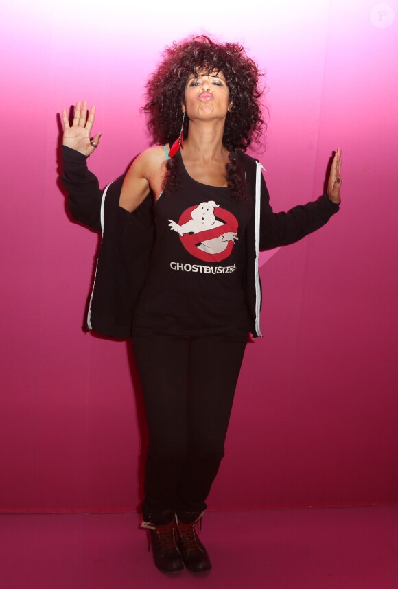 Samaha Sam (Shaka Ponk) - Inauguration de l'exposition "Sex in the city", un événement Solidarité Sida sur la place de la Bastille à Paris, le 7 octobre 2013.