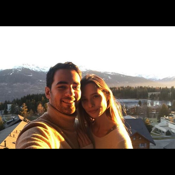 Ilona Smet et son chéri Kamran Ahmed le 2 janvier 2018.