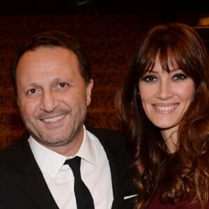 Exclusif - Arthur et sa compagne Mareva Galanter - Dîner de gala et vente aux enchère pour l'association "Sauveteurs sans frontières" ("Qui sauve une vie sauve l'humanité") à l'hôtel du collectionneur à Paris, France, le 13 février 2018. © Rachid Bellak/Bestimage