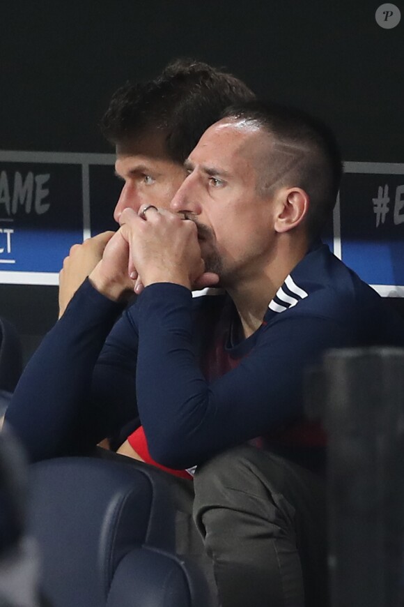 Franck Ribéry lors du match de Champions League "PSG - Bayern Munich (3-0)" au Parc des Princes à Paris, le 27 septembre 2017. © Cyril Moreau/Bestimage