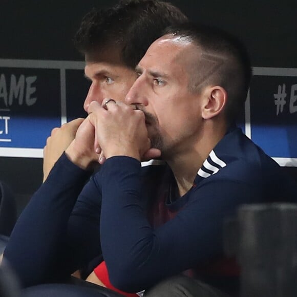 Franck Ribéry lors du match de Champions League "PSG - Bayern Munich (3-0)" au Parc des Princes à Paris, le 27 septembre 2017. © Cyril Moreau/Bestimage