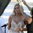 Exclusif - Kayla Rae Reid lors de son mariage avec Ryan Lochte le 9 septembre 2018 à La Quinta en Californie.