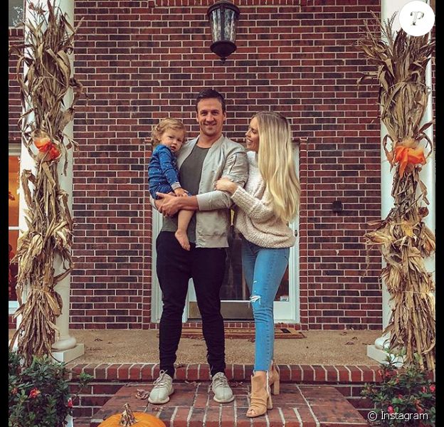 Ryan Lochte, sa femme Kayla et leur fils Caiden lors de Thanksgiving en novembre 2018, photo Instagram.