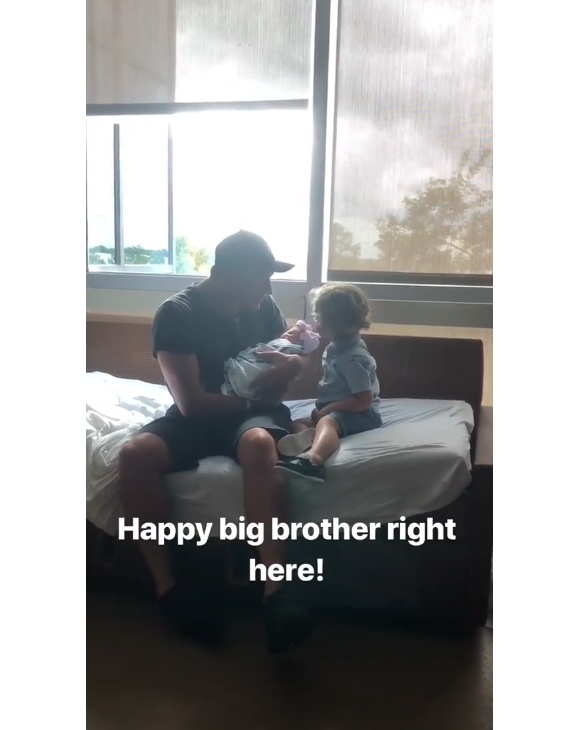 Ryan Lochte et ses enfants sur Instagram.