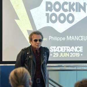 Philippe Manoeuvre en conférence de presse pour le spectacle "ROCKIN'1000", qui aura lieu le 29 juin 2019, au Stade de France à Paris. Le 15 janvier 2019 © Giancarlo Gorassini / Bestimage