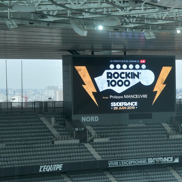 Philippe Manoeuvre en conférence de presse pour le spectacle "ROCKIN'1000", qui aura lieu le 29 juin 2019, au Stade de France à Paris. Le 15 janvier 2019 © Giancarlo Gorassini / Bestimage