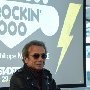 Philippe Manoeuvre en conférence de presse pour le spectacle "ROCKIN'1000", qui aura lieu le 29 juin 2019, au Stade de France à Paris. Le 15 janvier 2019 © Giancarlo Gorassini / Bestimage