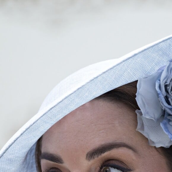 Catherine (Kate) Middleton, duchesse de Cambridge - La famille royale britannique et les souverains néerlandais lors de la première journée des courses d'Ascot 2019, à Ascot, Royaume Uni, le 18 juin 2019.