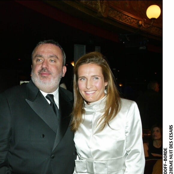 Dominique Farrugia et sa femme Isabelle le 22 février 2003.