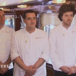 Les trois finalistes de Top Chef saison 3 en 2012.