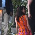 Barack Obama et sa femme Michelle, et George Clooney et sa femme Amal sont allés dîner au restaurant Villa d'Este au Lac de Côme. L'ancien président des Etats-Unis poursuit ses vacances européennes en famille en Italie. Le 23 juin 2019.