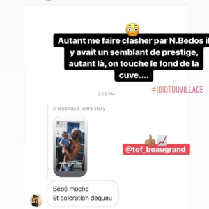 Hugo Philip clashe Christophe Beaugrand sur Instagram, le 25 juin 2019