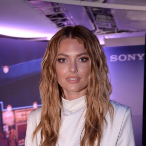 Caroline Receveur à la soirée "Orange" sur la plage de l'hôtel Majestic lors du 72ème Festival International du Film de Cannes, le 18 mai 2019. © Rachid Bellak/Bestimage