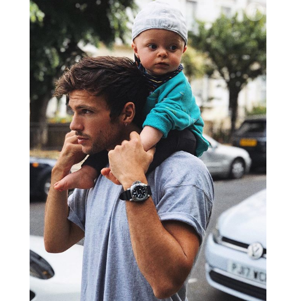 Hugo Philip avec son fils Marlon sur les épaules, Instagram, le 2 juin 2019