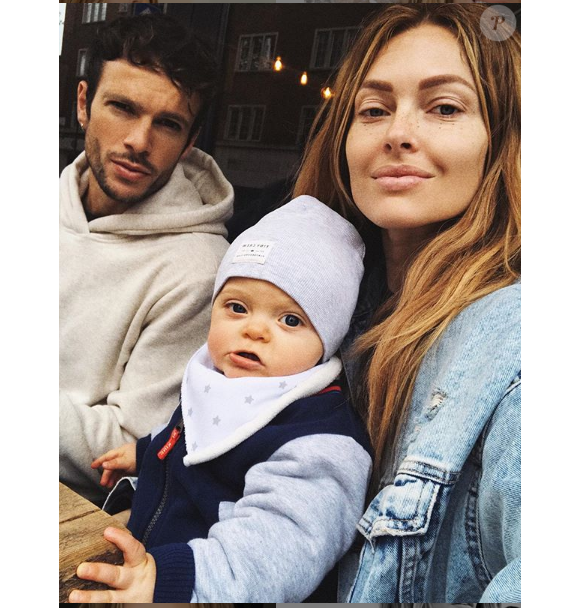 Hugo Philip, Caroline Receveur et Marlon - Instagram, le 9 mai 2019
