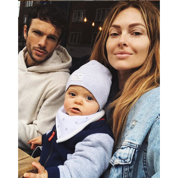Hugo Philip, Caroline Receveur et Marlon - Instagram, le 9 mai 2019