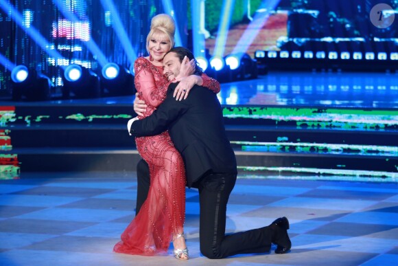 Ivana Trump, Rossano Rubicondi lors de l'émission "Danse avec les stars" à Rome, Italy, le 5 mai 2018.