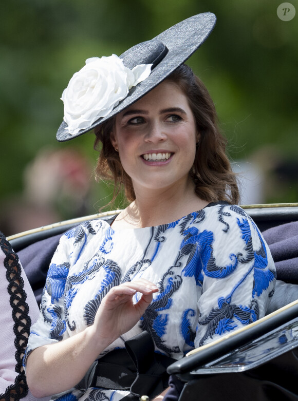 La princesse Eugenie d'York - La parade Trooping the Colour 2019, célébrant le 93ème anniversaire de la reine Elisabeth II, au palais de Buckingham, Londres, le 8 juin 2019.
