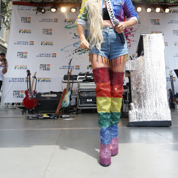 Lady Gaga - Personnalités lors de la Pride à New York, le 28 Juin 2019.