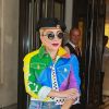 Lady Gaga aux couleurs de la Pride sort de son hôtel à New York Le 28 Juin 2019.