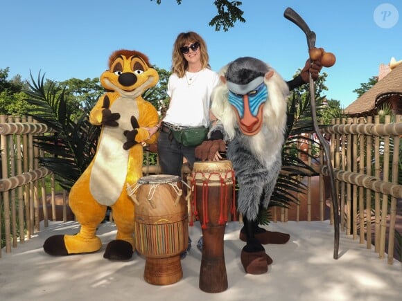 Daphné Bürki au photocall du "Roi Lion" dans le cadre du Festival du Roi Lion et de la Jungle à Disneyland Paris. Marne-la-Vallée, le 29 juin 2019. © Christophe Clovis