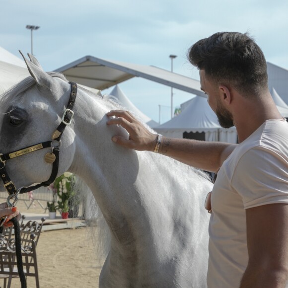 Exclusif - Thomas Vergara en week end à Monaco, a fait un passage fort remarqué au Championnat du pur-sang arabe de la Méditerranée et des pays arabes au stade Rondelli à Menton le 23 juin 2019. © Patrick Varotto / Bestimage