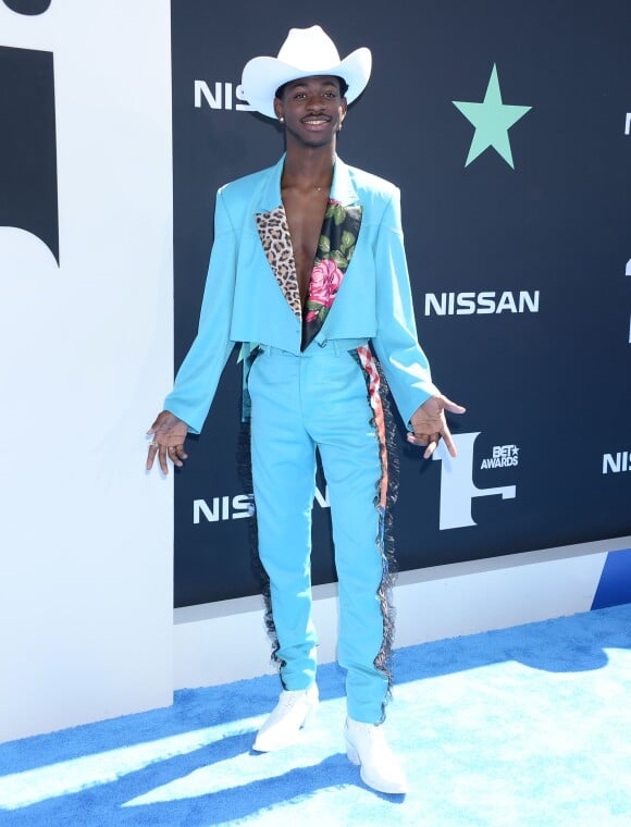 Lil Nas X au photocall de la 7ème cérémonie des "BET Awards" au Staples Center à Los Angeles, le 23 juin 2019.