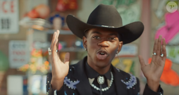 Lil Nas X dans le clip "Old Town Road"- Avril 2019.