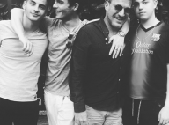 Benjamin Castaldi et ses fils complices : belle photo du "clan des Castaldi" !