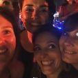 Rebecca Hampton, Stéphanie Pareje, Elodie Varlet et Cécilia Hornus aux 15 ans de "Plus belle la vie",  au Fort Ganteaume, à Marseille, le 29 juin 2019 