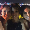 Elodie Varlet avec Léa François et Fabienne Carat aux 15 ans de "Plus belle la vie", au Fort Ganteaume, à Marseille, le 29 juin 2019