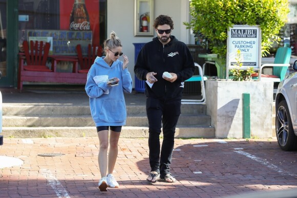 Exclusif - Brody Jenner et Kaitlynn Carter déjeunent au restaurant Malibu Kitchen à Malibu, Los Angeles, le 27 mai 2019.