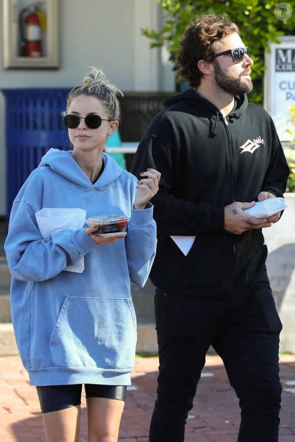 Exclusif - Brody Jenner et Kaitlynn Carter déjeunent au restaurant Malibu Kitchen à Malibu, Los Angeles, le 27 mai 2019.