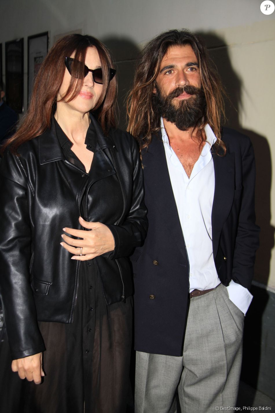 Monica Bellucci et son compagnon Nicolas Lefebvre Afterparty de l