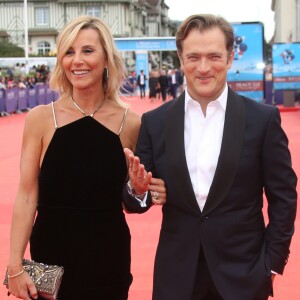 Laurence Ferrari (robe Ralph Lauren) et son mari Renaud Capuçon - Arrivées à la cérémonie de clôture du 44ème Festival du Film Américain de Deauville. Le 8 septembre 2018 © Denis Guignebourg / Bestimage