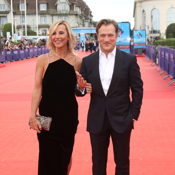 Laurence Ferrari (robe Ralph Lauren) et son mari Renaud Capuçon - Arrivées à la cérémonie de clôture du 44ème Festival du Film Américain de Deauville. Le 8 septembre 2018 © Denis Guignebourg / Bestimage