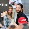 Heidi Klum et Tom Kaulitz arrivent au défilé de mode Valentino, Haute-Couture automne-hiver 2019/2020 à l'hôtel Salomon de Rothschild. Paris le 3 juillet 2019.