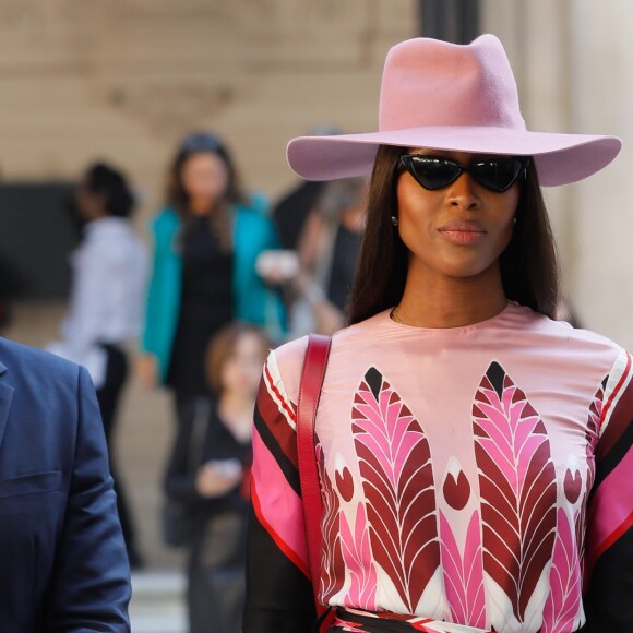 Naomi Campbell au défilé Haute Couture Valentino collection Automne-Hiver 2019/20 à l'hôtel Salomon de Rothschild à Paris, France, le 3 juillet 2019. © Veeren-Clovis/Bestimage