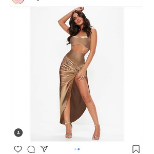 Missguided copie une robe de Kim Kardashian créée par Kanye West- Capture Instagram.